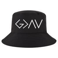 God is Greater Than Our Highs And Lows Cool Comfort Performance Bucket Hat