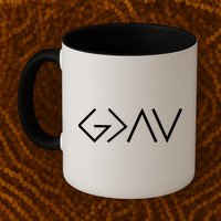 God is Greater Than Our Highs And Lows Mug