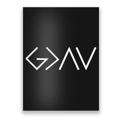God is Greater Than Our Highs And Lows Poster