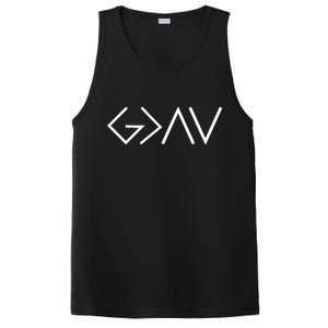 God is Greater Than Our Highs And Lows PosiCharge Competitor Tank