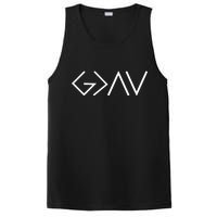 God is Greater Than Our Highs And Lows PosiCharge Competitor Tank