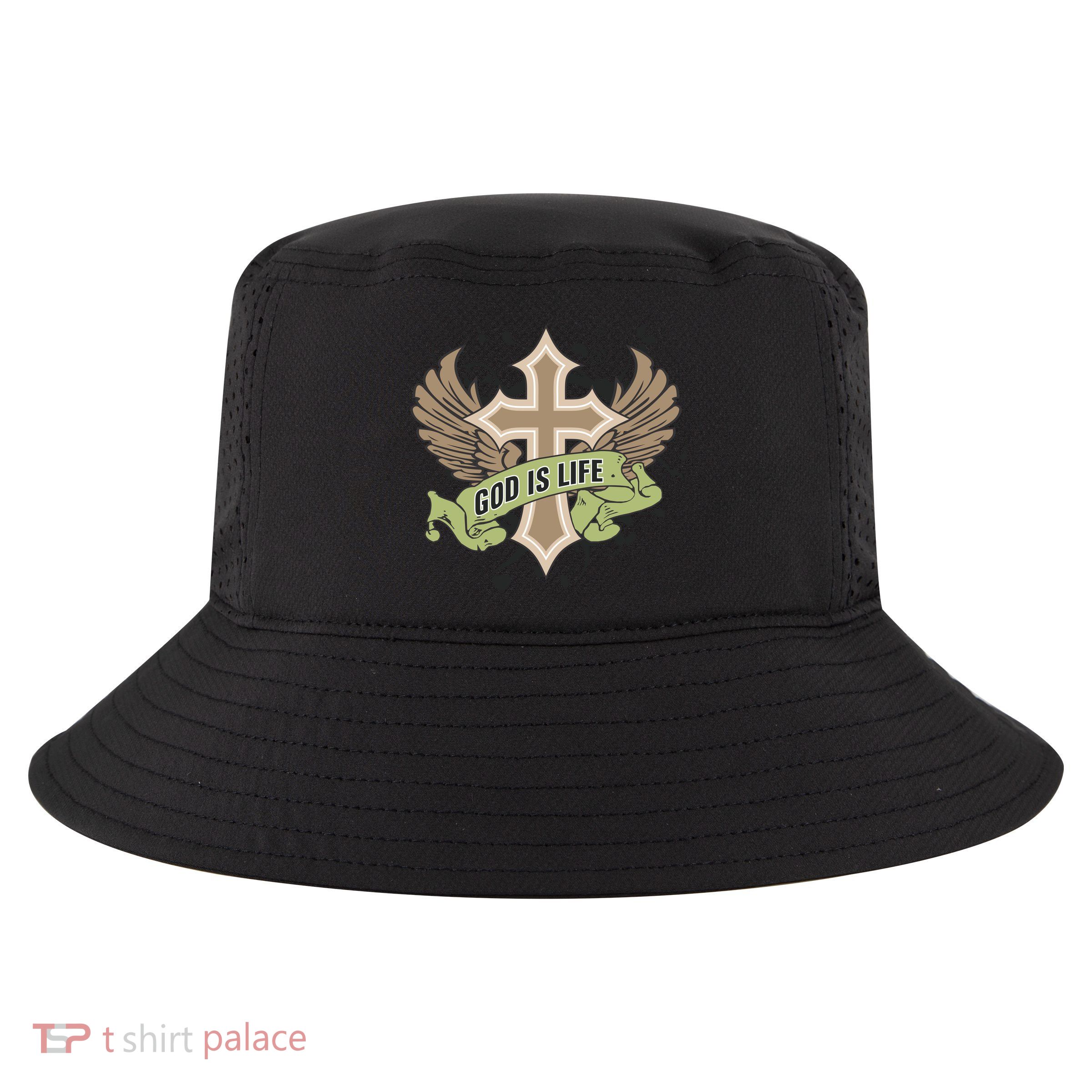 God is Life Cool Comfort Performance Bucket Hat