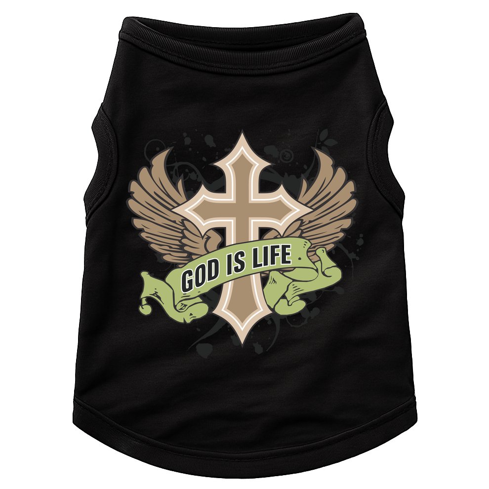 God is Life Doggie Tank