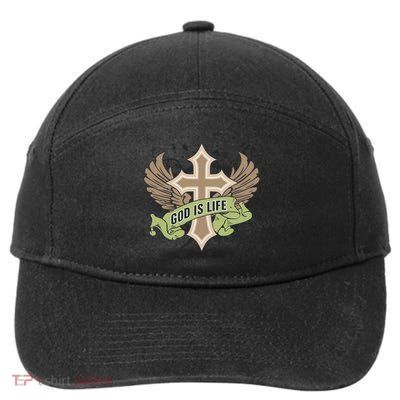 God is Life 7-Panel Snapback Hat