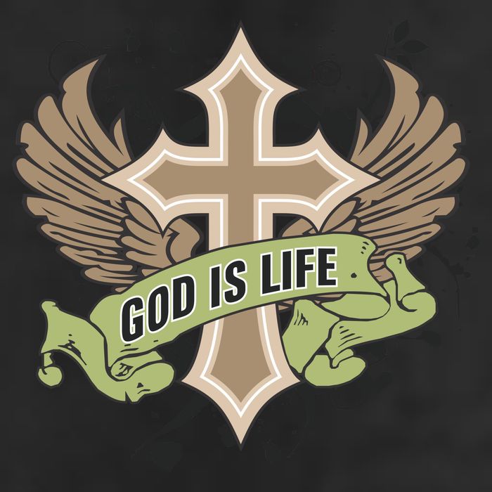 God is Life Adult Drive Performance Visor