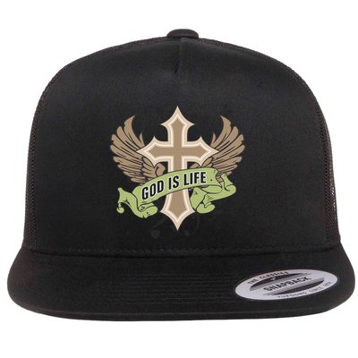 God is Life Flatbill Hat