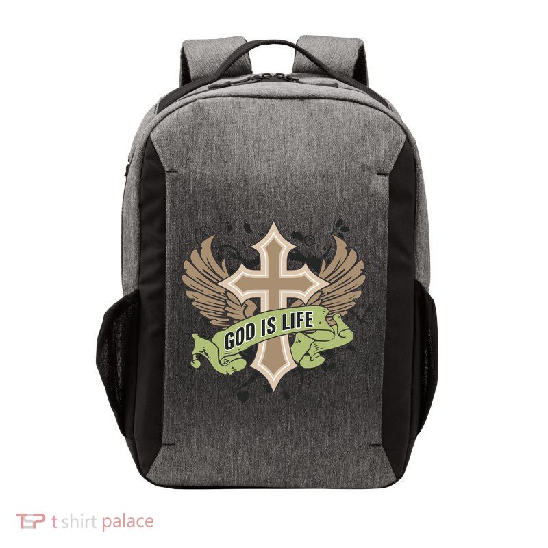 God is Life Vector Backpack