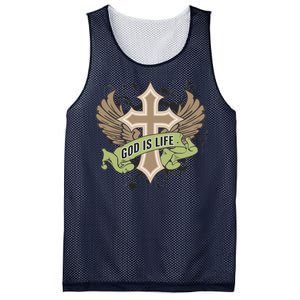 God is Life Mesh Reversible Basketball Jersey Tank