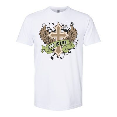 God is Life Softstyle® CVC T-Shirt