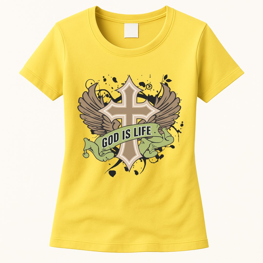 God is Life Womens T-Shirt