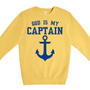 God Is My Captain Premium Crewneck Sweatshirt