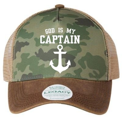 God Is My Captain Legacy Tie Dye Trucker Hat