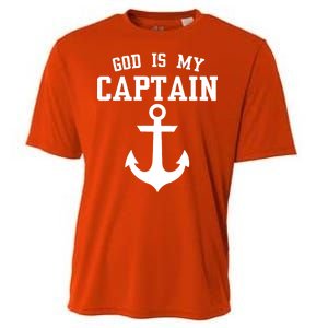 God Is My Captain Cooling Performance Crew T-Shirt