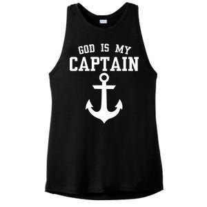 God Is My Captain Ladies PosiCharge Tri-Blend Wicking Tank