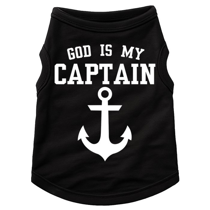 God Is My Captain Doggie Tank