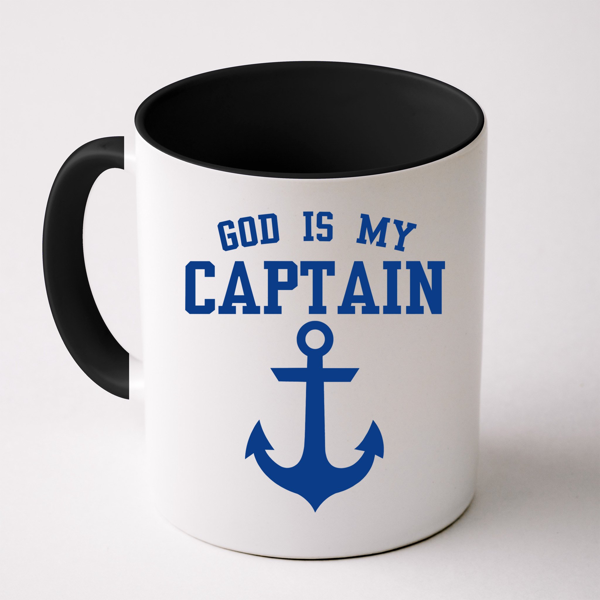 God Is My Captain Mug
