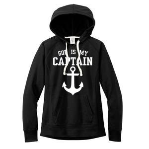 God Is My Captain Women's Fleece Hoodie