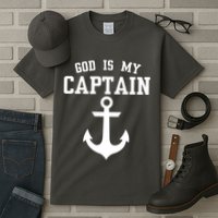 God Is My Captain Tall T-Shirt