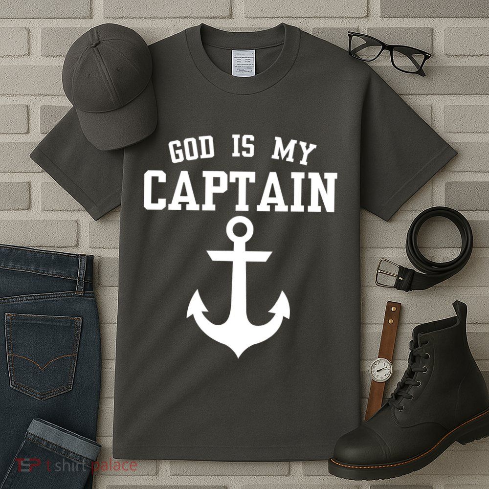 God Is My Captain Tall T-Shirt