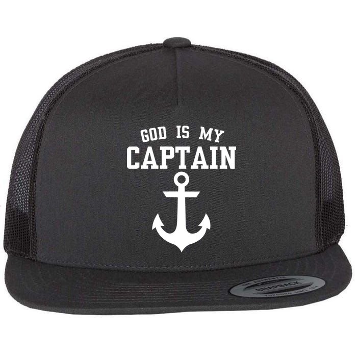 God Is My Captain Flatbill Hat