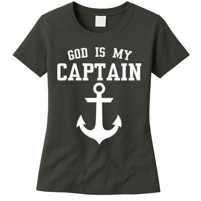 God Is My Captain Womens T-Shirt