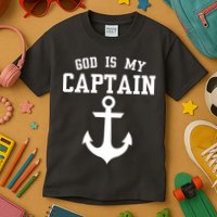 God Is My Captain Kids T-Shirt