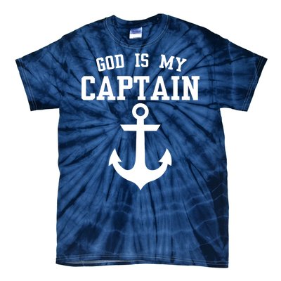 God Is My Captain Tie-Dye T-Shirt