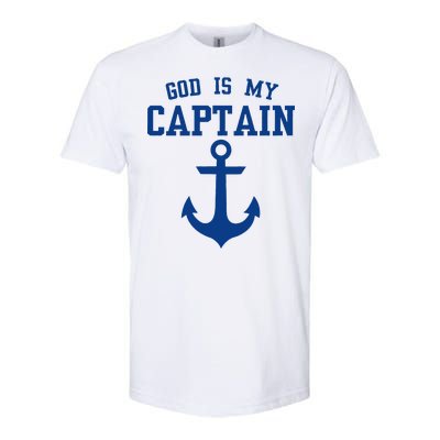 God Is My Captain Softstyle® CVC T-Shirt