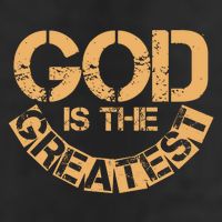 GOD is the Greatest Army Stamp Print 7 Panel Mesh Trucker Snapback Hat