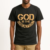 GOD is the Greatest Army Stamp Print Tall T-Shirt
