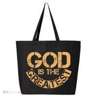 GOD is the Greatest Army Stamp Print 25L Jumbo Tote