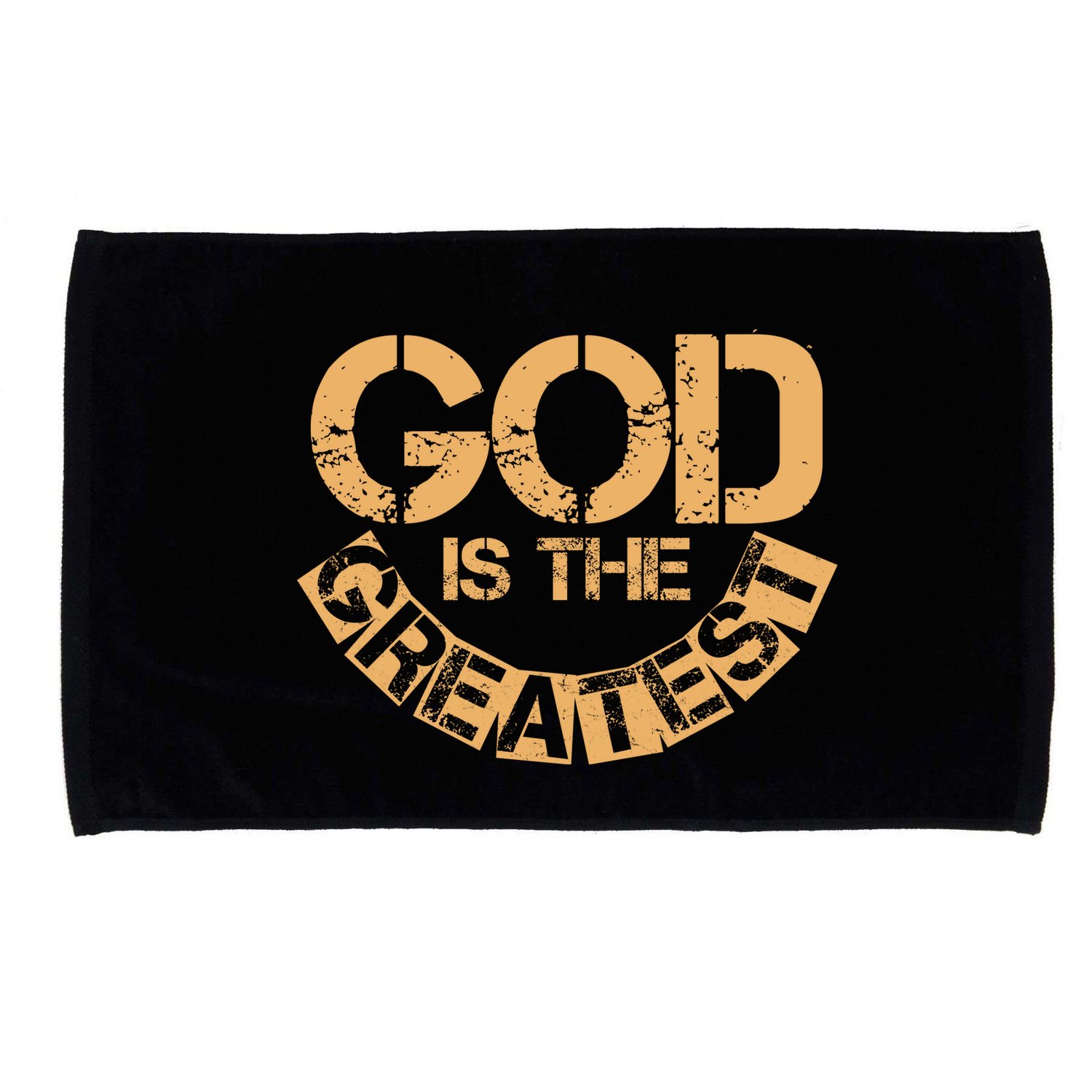 GOD is the Greatest Army Stamp Print Microfiber Hand Towel
