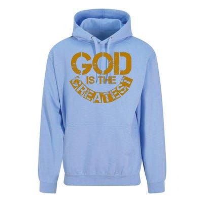 GOD is the Greatest Army Stamp Print Unisex Surf Hoodie