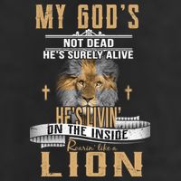 God Living On The Inside Roaring Like A Lion Adult Drive Performance Visor