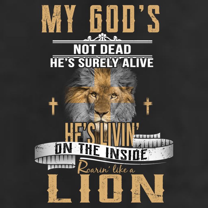 God Living On The Inside Roaring Like A Lion Adult Drive Performance Visor