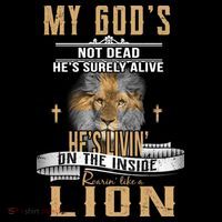 God Living On The Inside Roaring Like A Lion 16 in Basic Backpack