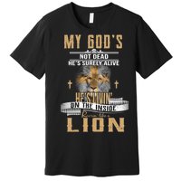 God Living On The Inside Roaring Like A Lion Premium T-Shirt