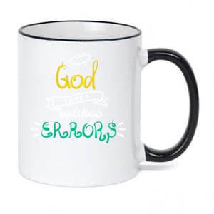 God Never Makes Errors 11oz Black Color Changing Mug