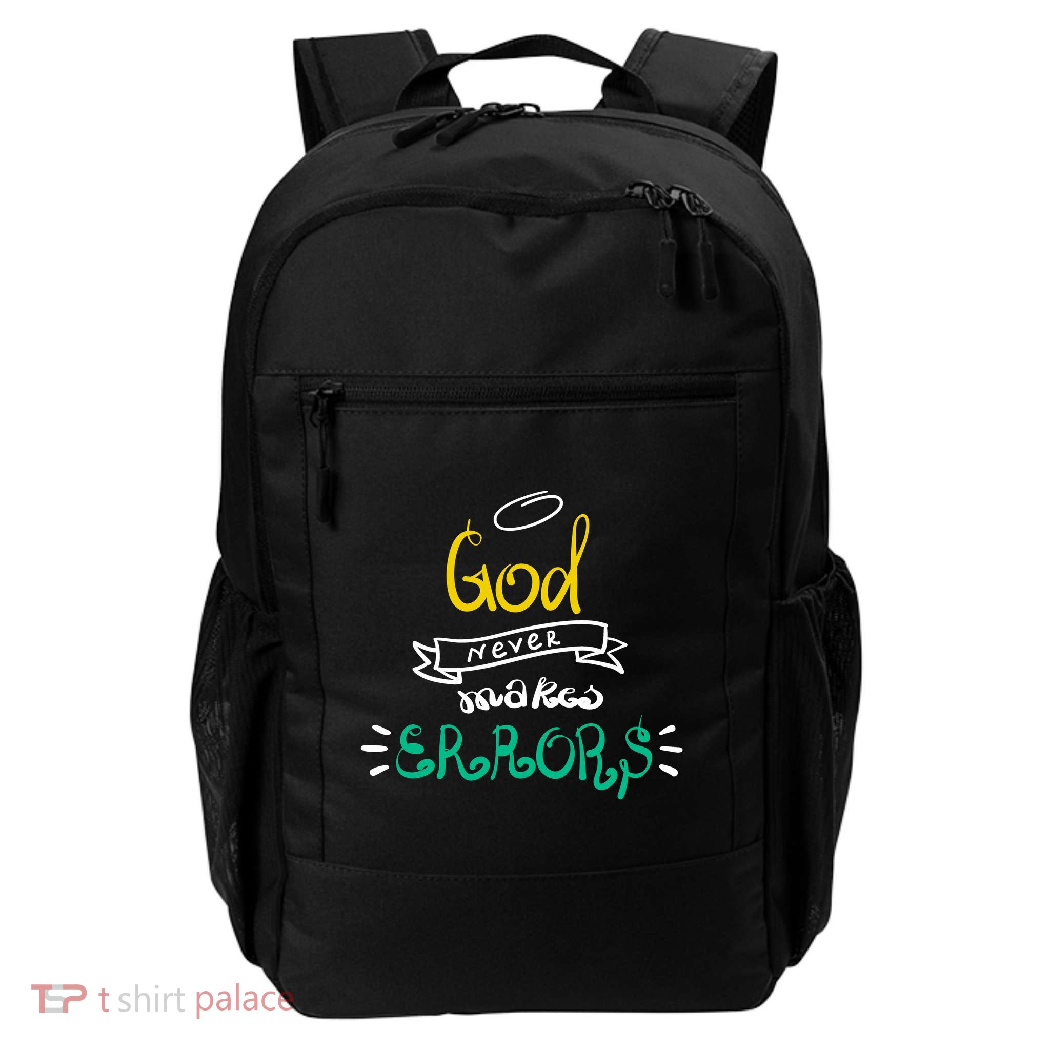 God Never Makes Errors Backpack