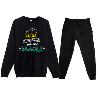 God Never Makes Errors Premium Crewneck Sweatsuit Set