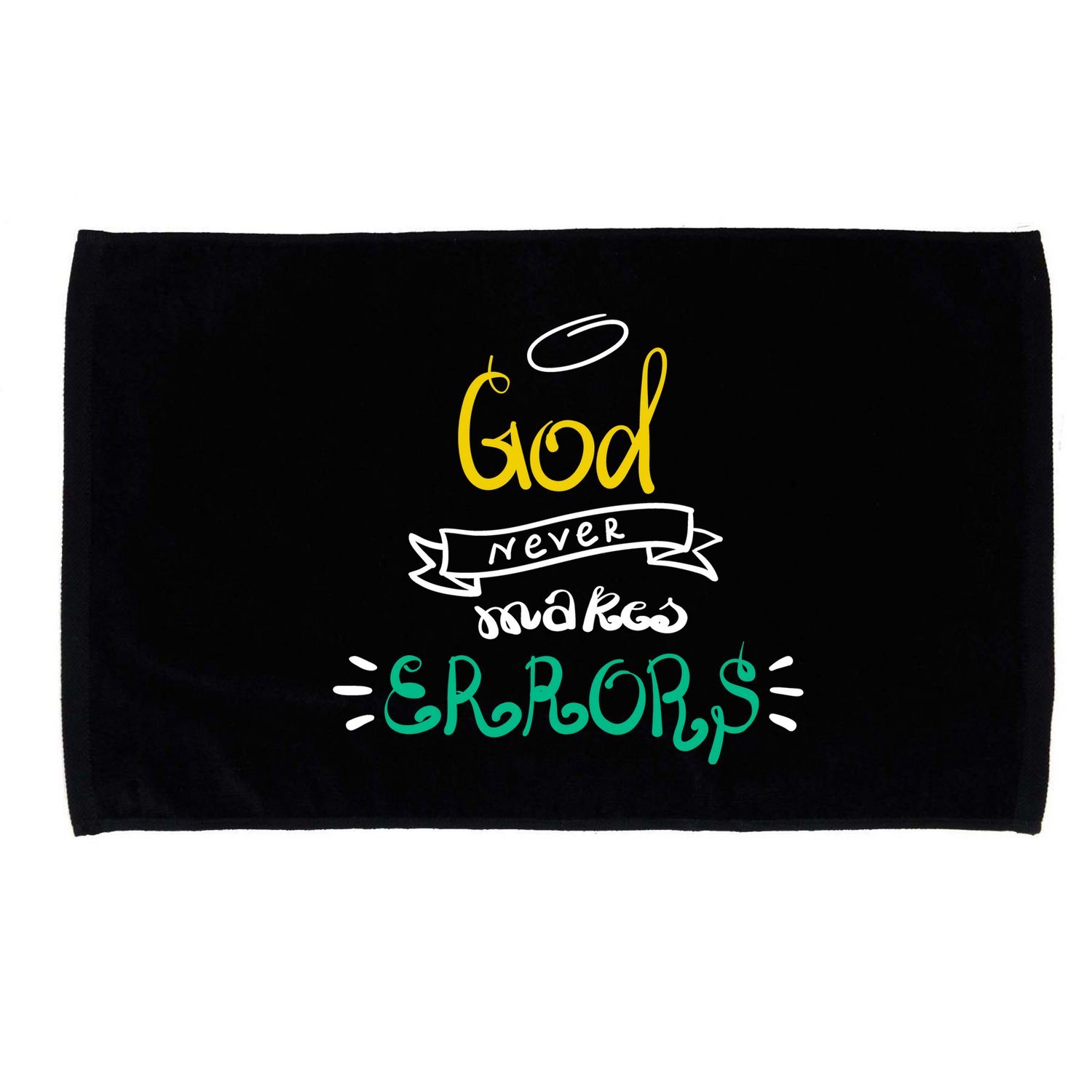God Never Makes Errors Microfiber Hand Towel