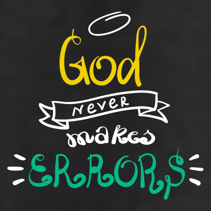God Never Makes Errors Microfiber Hand Towel