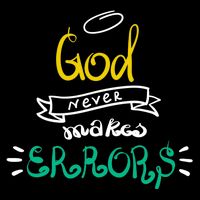 God Never Makes Errors Cropped Pullover Crew