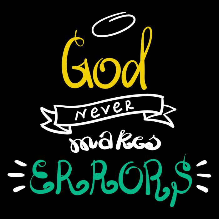 God Never Makes Errors Cropped Pullover Crew
