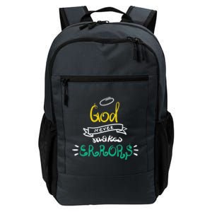 God Never Makes Errors Daily Commute Backpack