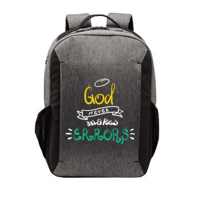 God Never Makes Errors Vector Backpack