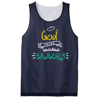 God Never Makes Errors Mesh Reversible Basketball Jersey Tank