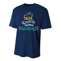 God Never Makes Errors Performance Sprint T-Shirt