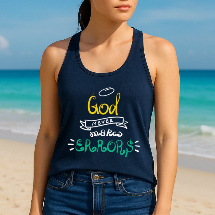 God Never Makes Errors Womens Tank Top
