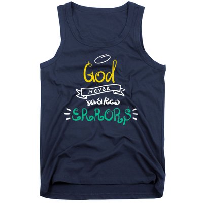 God Never Makes Errors Tank Top